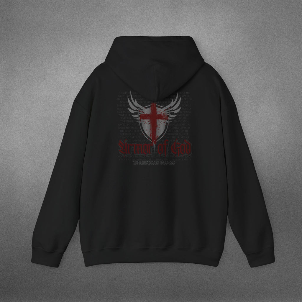 Straight N Arrow ARMOR OF GOD Design Heavy Blend™ Hooded Sweatshirt