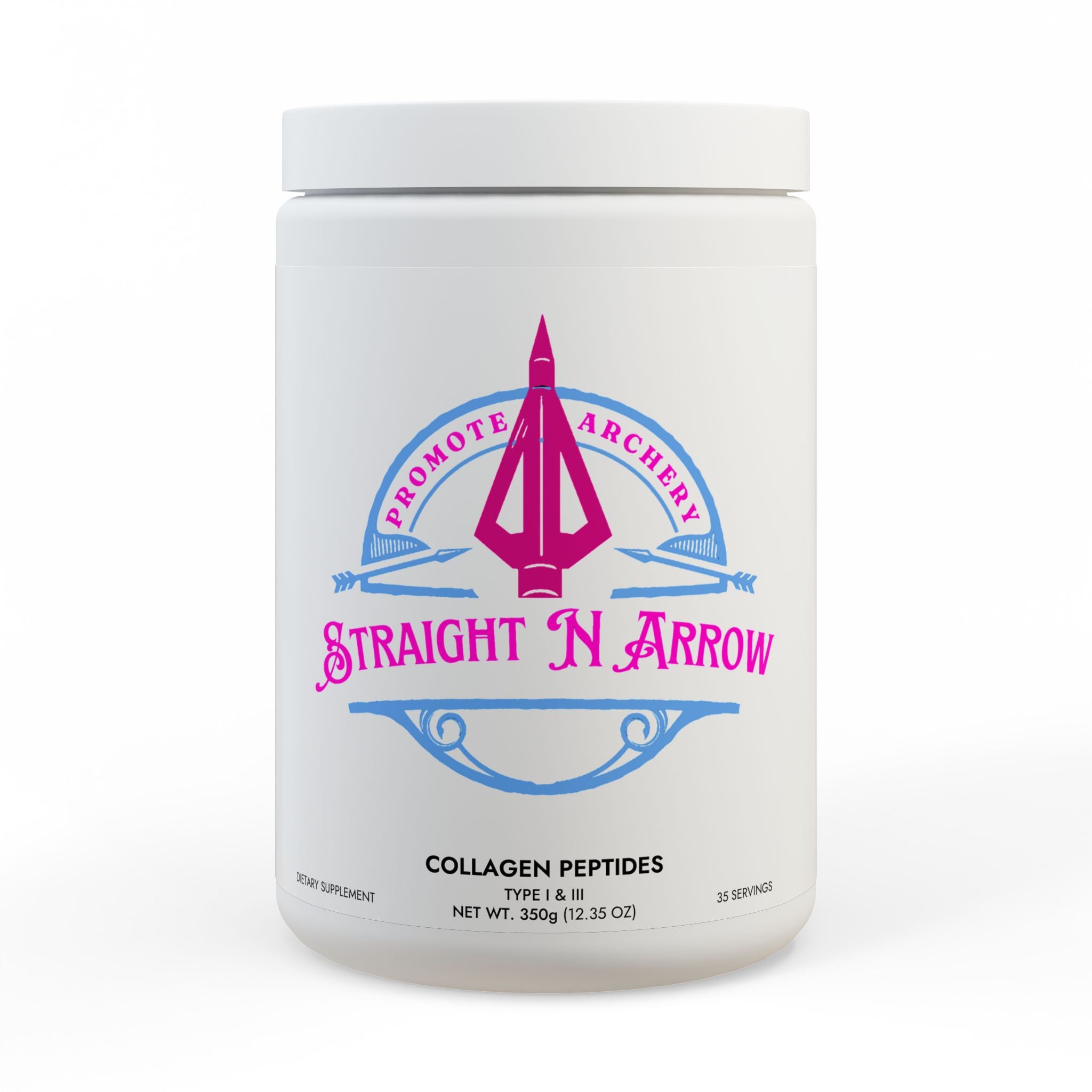 Collagen Peptides Type I & III Supplement (350g, 12.3oz)