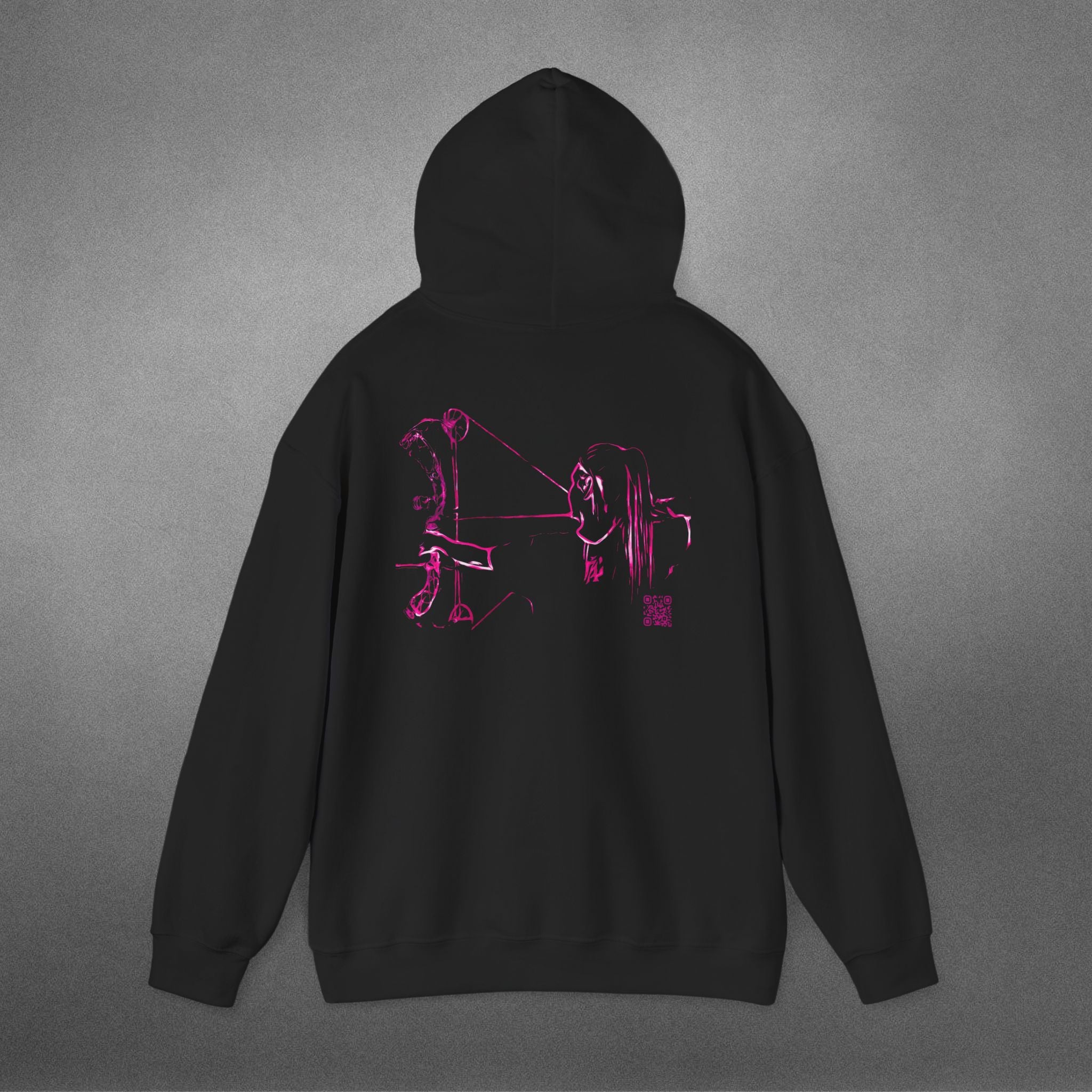Straight N Arrow Hot Pink Heavy Blend™ Hooded Sweatshirt
