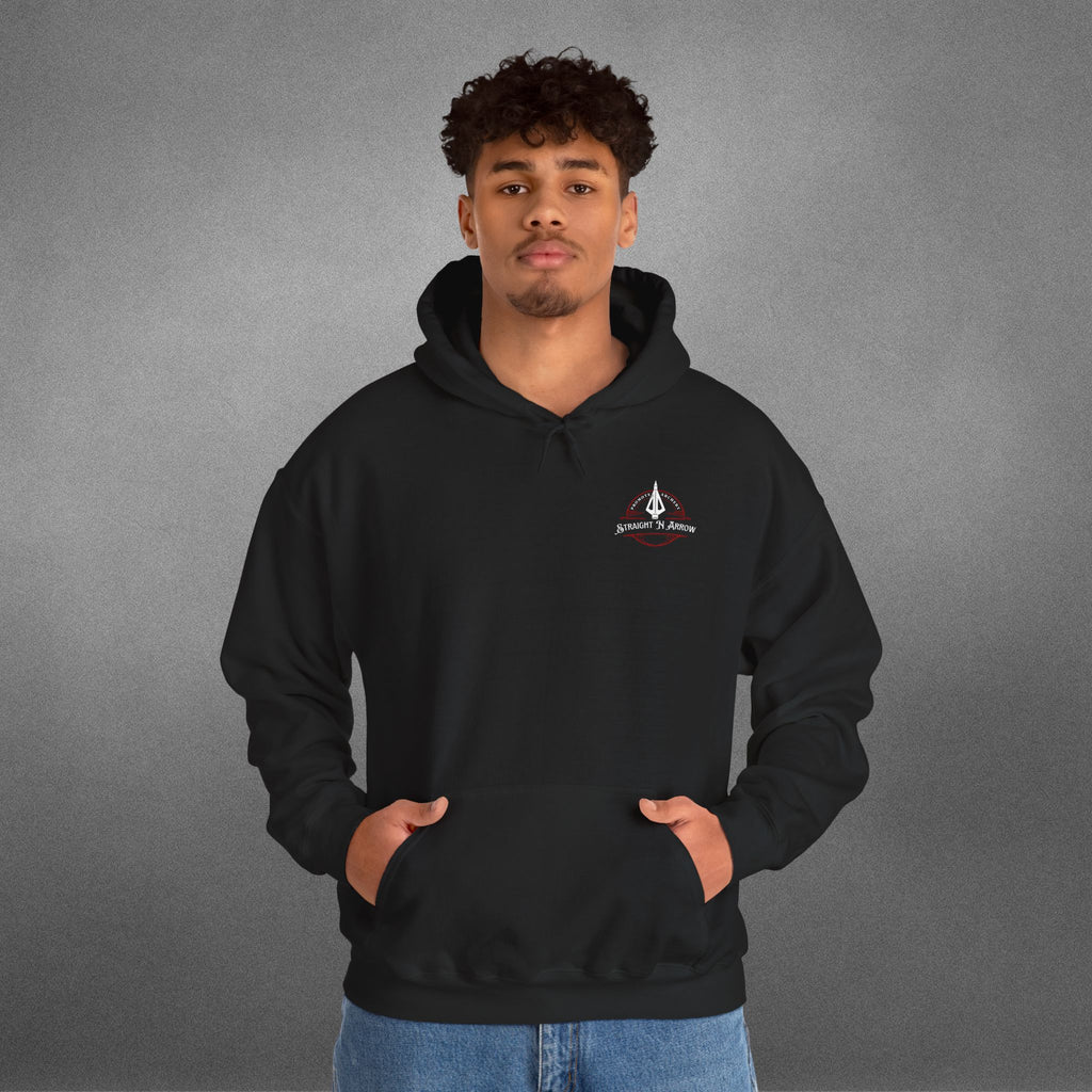 Straight N Arrow Red Design Heavy Blend™ Hooded Sweatshirt