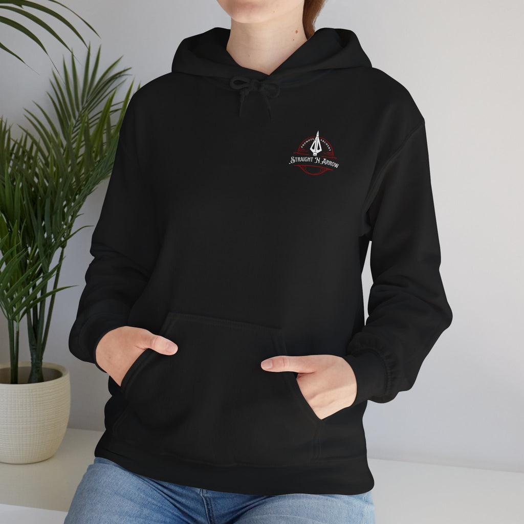 Straight N Arrow Red Design Heavy Blend™ Hooded Sweatshirt