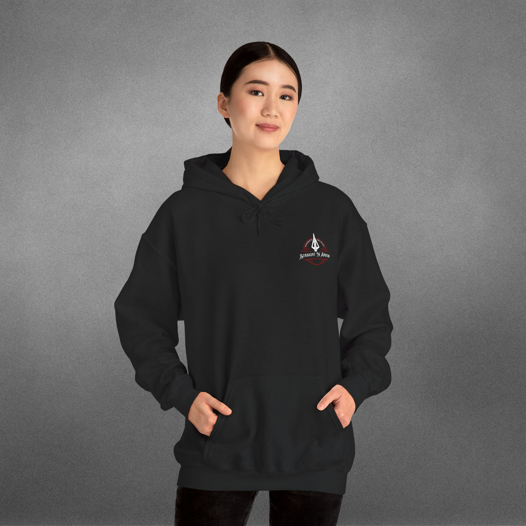Straight N Arrow Red Design Heavy Blend™ Hooded Sweatshirt
