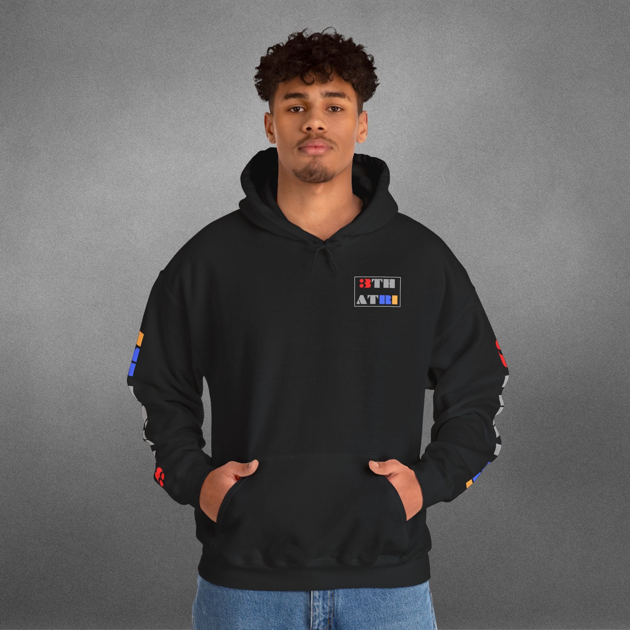 Straight N Arrow 3THATR1 Design Heavy Blend™ Hooded Sweatshirt