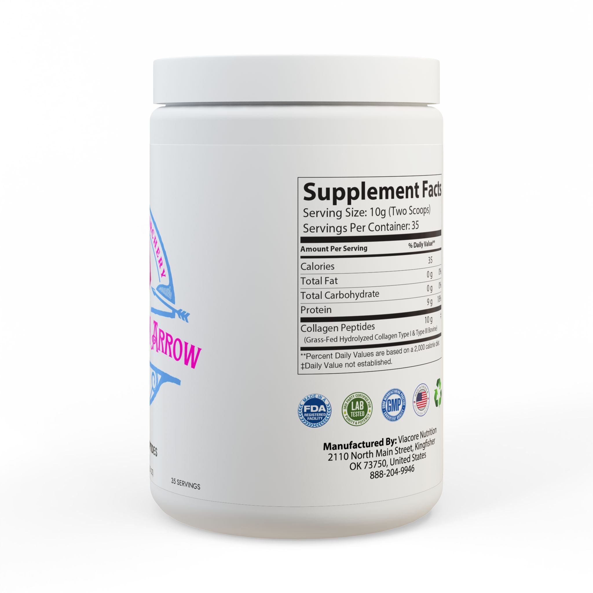 Collagen Peptides Type I & III Supplement (350g, 12.3oz)