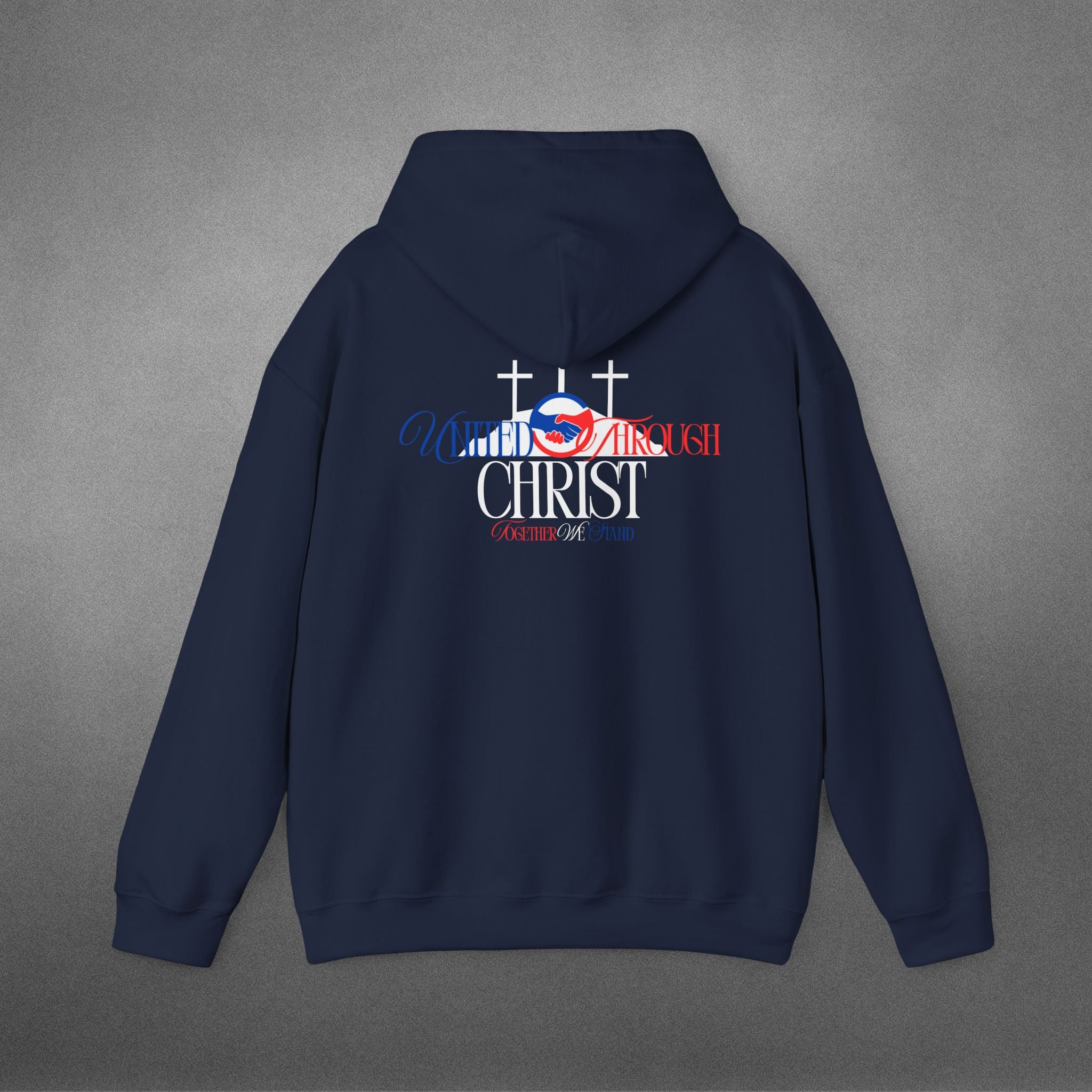UNITED THROUGH CHRIST Heavy Blend™ Hooded Sweatshirt