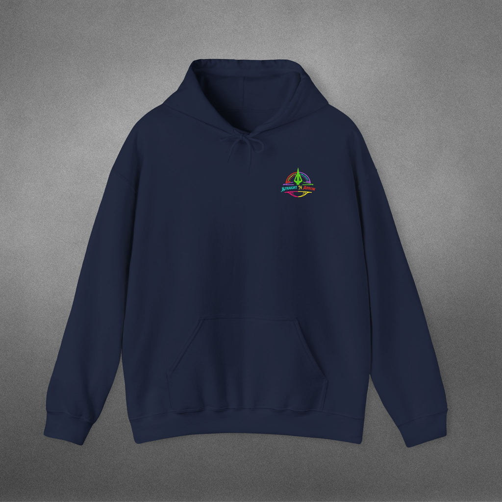 Straight N Arrow Multicolor Design Heavy Blend™ Hooded Sweatshirt