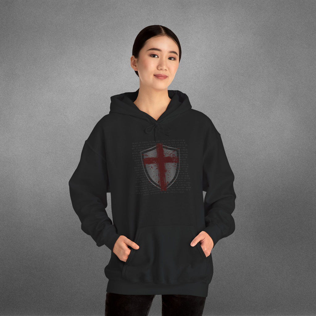 Straight N Arrow ARMOR OF GOD Design Heavy Blend™ Hooded Sweatshirt