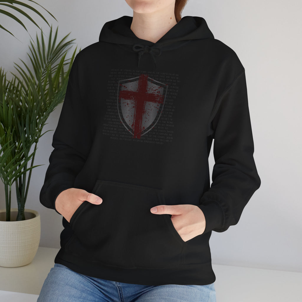 Straight N Arrow ARMOR OF GOD Design Heavy Blend™ Hooded Sweatshirt